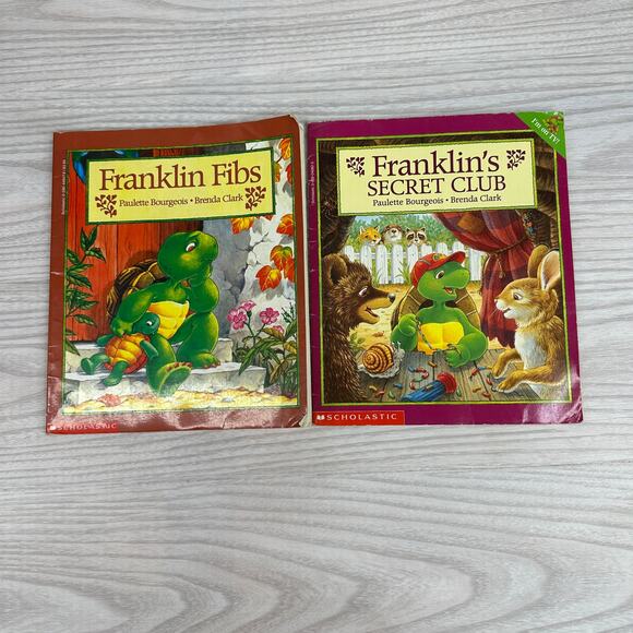 Lot of 7 Franklin the Turtle Paulette Bourgeois & Brenda Clark Storybook Series - Picture 6 of 13